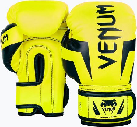Rękawice Bokserskie Dziecięce Venum Elite Boxing Neo Yellow