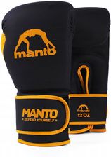 Zdjęcie Manto Rękawice Bokserskie Essential Czarno-Pomarańczowe - Sułkowice