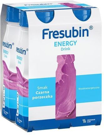 Fresubin Energy Drink - Drink O Smaku Czarnej Porzeczki 4 X 200 ml