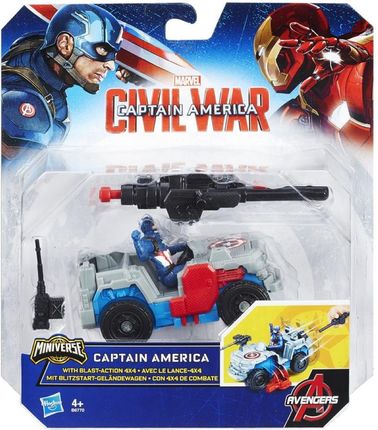 Hasbro Marvel Captain America: Civil War Captain America with Blast-Action 4x4 B6770