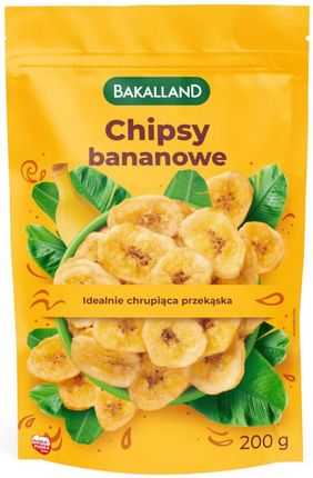Bakalland - Chipsy bananowe, 200 g