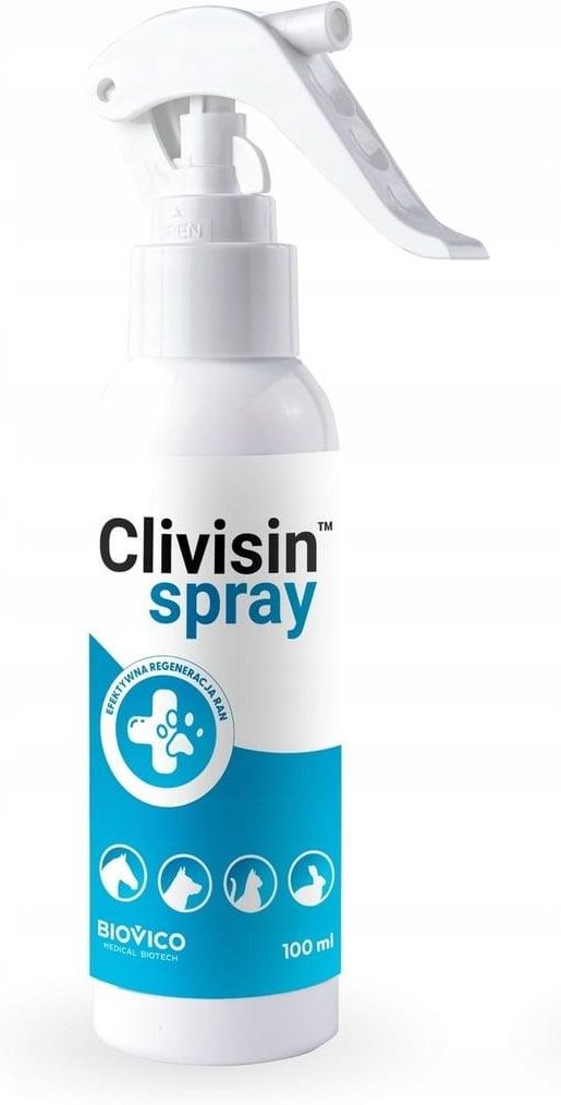 Biovico Clivisin Spray 100Ml Oczyszczanie Ran - Ceny i opinie - Ceneo.pl
