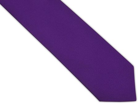 Fioletowy krawat męski, strukturalny materiał D348