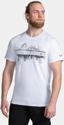 Kilpi  Męski t-shirt bawełniany TM0374KI biały M