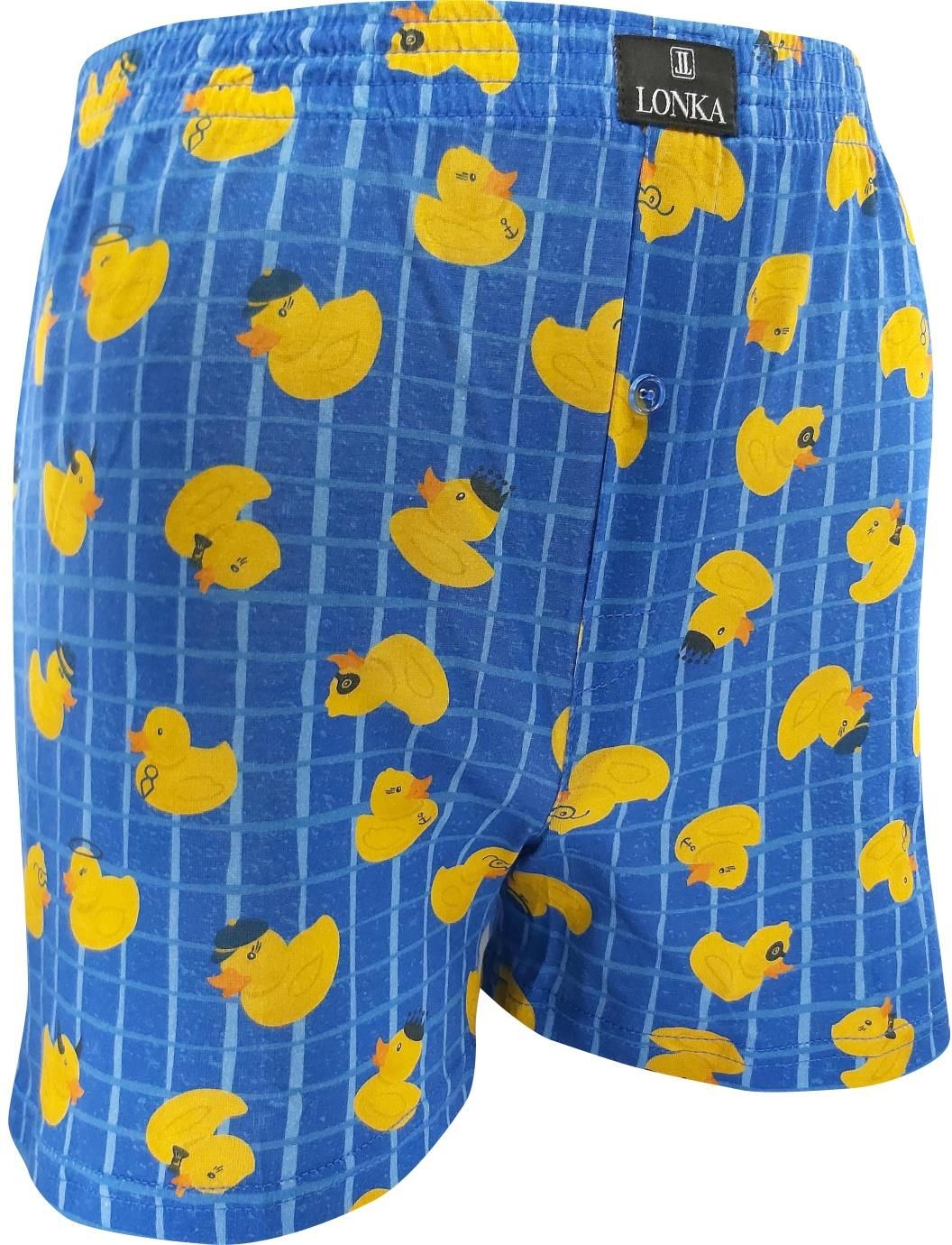 Lonka Męskie bawełniane bokserki BM000001069000100231 ducks M Ceny i