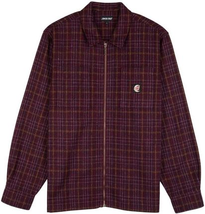 koszula SANTA CRUZ - Crescent Shirt Maroon Check (MAROON CHECK) rozmiar: L