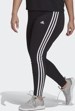 Zdjęcie adidas Legginsy Essentials 3 Stripes Plus Size Białe - Wleń