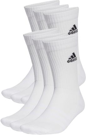 adidas Cushioned Sportswear Crew Socks 6 Pairs Białe