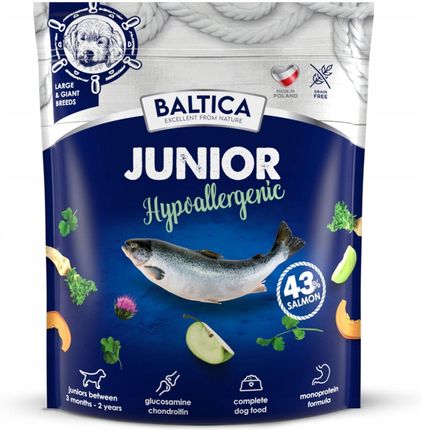 Baltica Junior Salmon L Xl Łosoś Młode Psy Średnie I Duże Rasy Porcja 50G