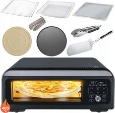 Zdjęcie Turbotronic Piec Do Pizzy Mini Piekarnik 400°C Akcesoria Kamień Taca Blacha - Grudziądz