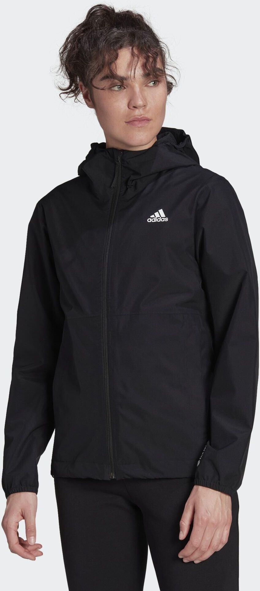 Adidas Essentials Rain Rdy Jacket Czarne Ceny i opinie Ceneo.pl