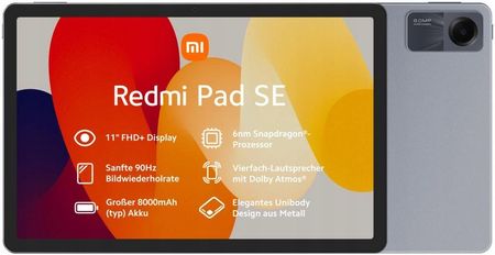 Tablet Redmi Pad SE 11 6/128GB Szary - Ceny i opinie na Ceneo.pl