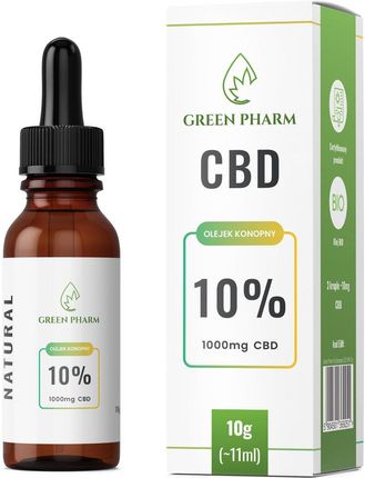 Green Pharm Olejek Konopny Cbd 10% Full Spectrum 10G (~11ml)