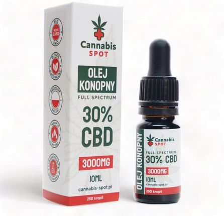 Cannabis Spot Olejek Cbd 30% 3000 Mg Full Spectrum 10ml