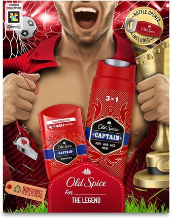 オールドスパイス　セット Old Spice For The Legend Footballer Zestaw Upominkowy - opinie i
