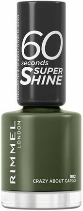 Rimmel 60 Seconds Super Shine Lakier Do Paznokci Odcień 882 Crazy About Cargo 8 Ml