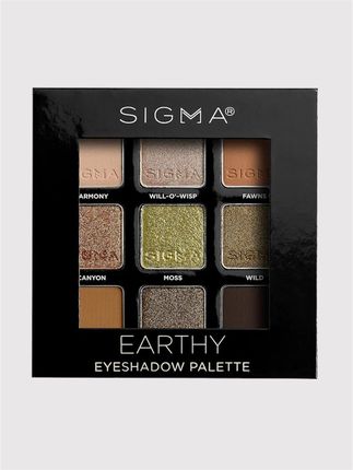 Sigma Beauty Party On The Go Eyeshadow Palette Paleta Cieni Do Powiek Odcień Earthy 9g