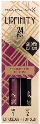 Max Factor Lipfinity Gilded Edition Szminka Trwała Z Balsamem Odcień 105 Radiant Charm 4,2 G