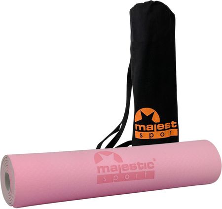 Majestic Sport Yoga 183X61X0 6Cm Różowe