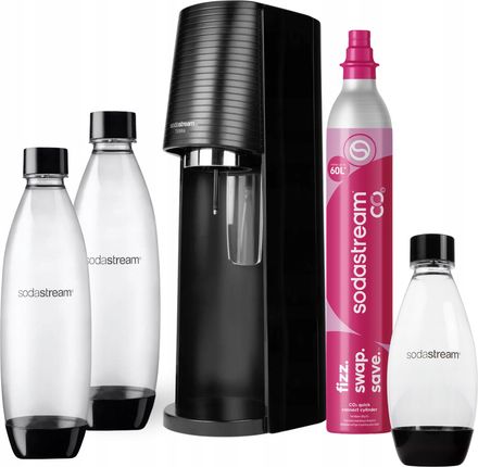 Saturator Sodastream Terra Czarny + 3 Butelki 1012813481