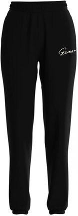 Damskie spodnie dresowe Guess Allycia Cuff Long Pants - czarne