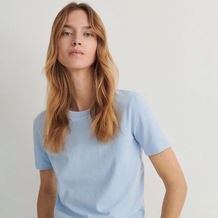 Reserved - T-shirt slim fit - Niebieski