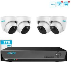 Reolink Zestaw Rejestrator 8 Kanałów 2 Tb I 4X Kamera Zewnętrzna Rlc520A-5Mp Poe (RLK8520D45MP)