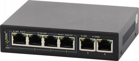Pulsar Sg64Wp-Bt Switch Poe 6-Portowy Gigabit Ethernet 4X Poe++ (SG64WPBT)