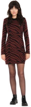 sukienka VOLCOM - Zebra Dress Bitter Chocolate (BCL) rozmiar: M