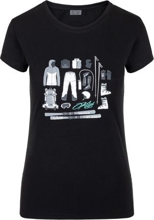 Kilpi  Damski t-shirt funkcyjny SL0303KI Czarny 40