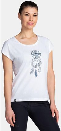 Kilpi  Damski t-shirt bawełniany TL0370KI biały 42