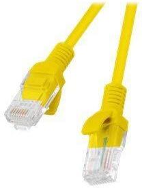 Lanberg PCU5-10CC-2000-Y Patchcord RJ45, kat. 5e, UTP, 20m, żółty (PCU510CC2000Y)