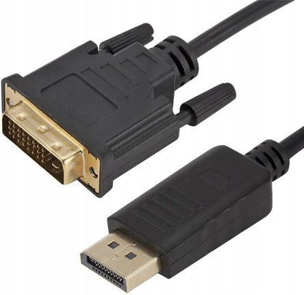 Wulkancenpl Kabel DisplayPort Dp do DVI 24+1 1,8m Konwerter (36850)