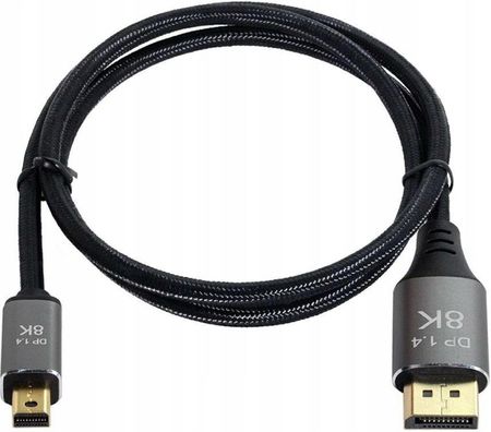 Wulkancenpl Kabel Mini DisplayPort Dp DisplayPort 8K 60Hz 1M (4636B)