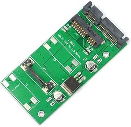 Wulkancenpl Adapter mSATA do Sata 22Pin mini PCIe 2.5 Dysk Ssd (13460)
