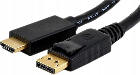 Wulkancenpl Kabel DisplayPort Dp do Hdmi 3m Konwerter (3689)