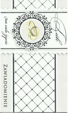 Zdjęcie Passion Cards Zawiadomienie Na Ślub I Koperta 5szt. - Czempiń
