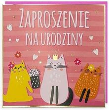 Zdjęcie Kukartka Zaproszenie Urodziny 5szt. - Ostroróg