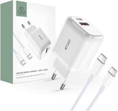 Tech Protect Ładowarka Sieciowa 20W Usb Qc3 0 C Pd Kabel C20W Biała