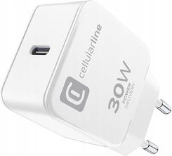 Cellularline Ładowarka Sieciowa Usb C Power Delivery 30W Biały The One
