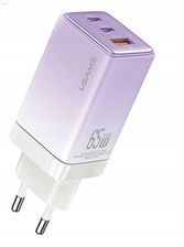 Usams Szybka Ładowarka 2Xusb C 1Xusb 65W Gan Pd3 0 Qc3