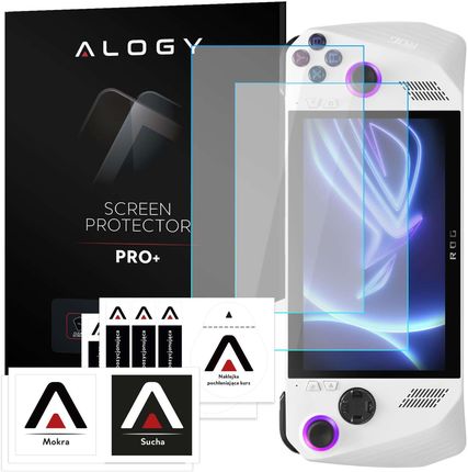 Alogy 2X Szkło Hartowane Do Asus Rog Ally Na Ekran Konsoli Screen Protector Pro 9H