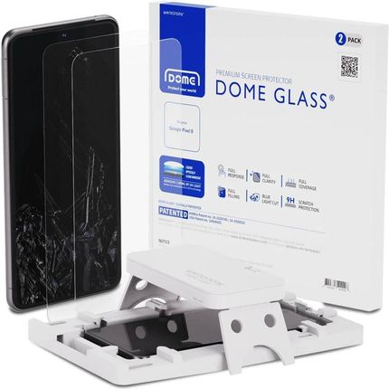 Whitestone Szkło Hartowane 5D Uv Google Pixel 8 Dome Glass 2 Pack Clear