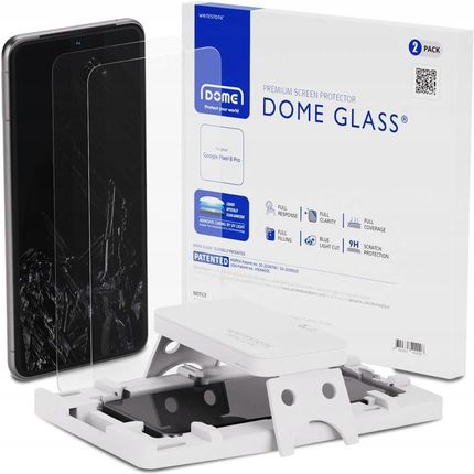 Whitestone Szkło Hartowane Dome Glass 2 Pack Google Pixel 8 Pro Clear