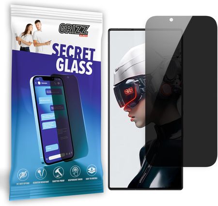 Grizzglass Sekretne Szkło Hybrydowe Do Zte Nubia Red Magic 9 Pro Plus Prywatyzujące Grizz Secretglass