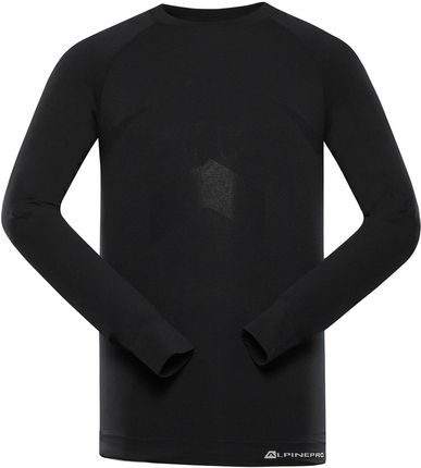 Alpine Pro Męski Funkcyjny T-Shirt Z Długim Rękawem Munb093 Czarny Xl-Xxl
