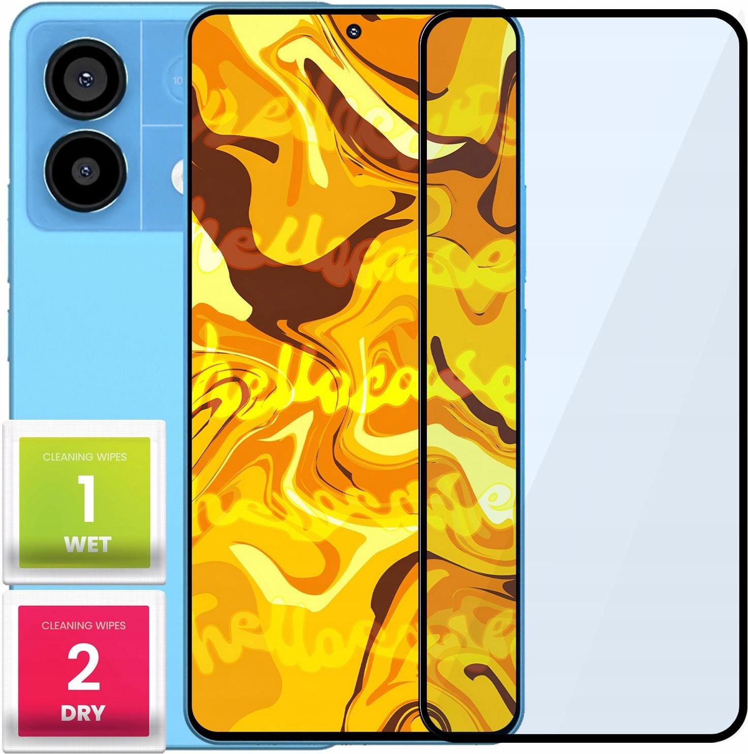 Hello Case Szkło Hartowane Do Xiaomi Redmi Note 13 Pełne Na Cały Ekran