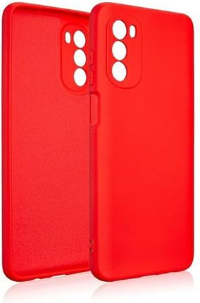 Beline Etui Silicone Motorola Moto G82 5G Czerwony Czerowny