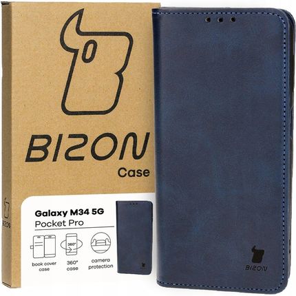 Bizon Etui Case Pocket Pro Do Samsung Galaxy M34 5G Granatowe