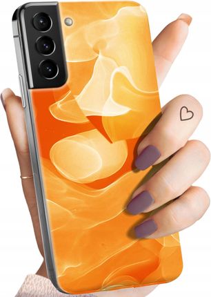 Hello Case Etui Do Samsung Galaxy S21 Plus 5G Pomarańczowe Pomarańcze Orange